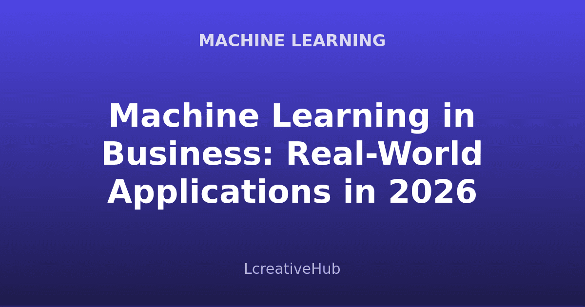 ML in Business