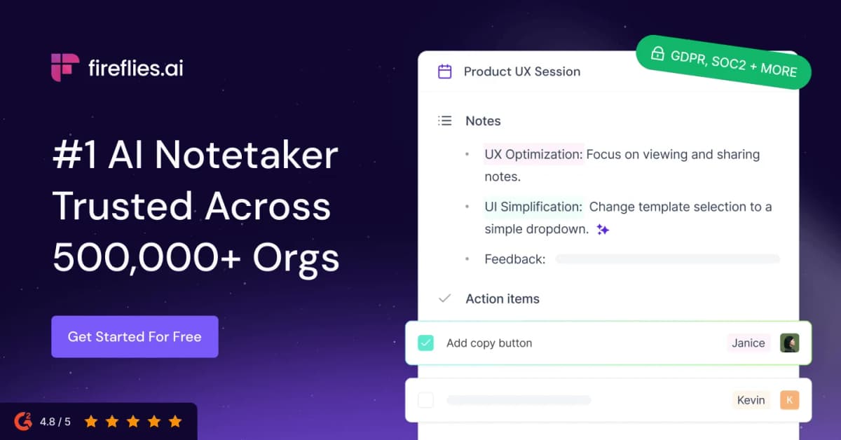 Fireflies.ai meeting assistant